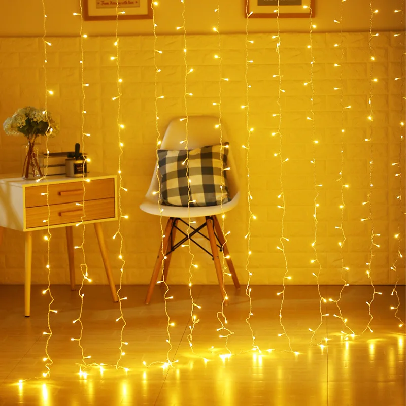 Navidad New Year Garland LED 3 M X 3 M 300 Curtain Lights Christmas Decorations for Home String Light Natal Adornos De Navidad.Q
Navidad New Year Garland LED 3 M X 3 M 300 Curtain Lights Christmas Decorations for Home String Light Natal Adornos De Navidad.Q