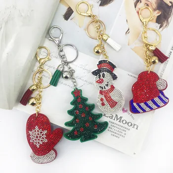 3pcs/lot Factory custom 2019 new A Christmas collection of suede diamonds Key chain pendant Women's luggage hanging accessories
3pcs/lot Factory custom 2019 new A Christmas collection of suede diamonds Key chain pendant Women's luggage hanging accessories