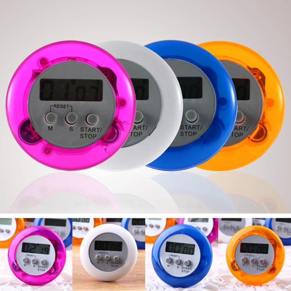 4 Colors Cute Mini Digital Home Kitchen Round LCD Display Digital Cooking Home Kitchen Countdown Timer Count Down Up Alarm
4 Colors Cute Mini Digital Home Kitchen Round LCD Display Digital Cooking Home Kitchen Countdown Timer Count Down Up Alarm