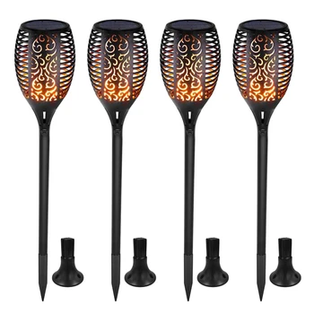 4 Pcs OR 2 Pcs 96 LED Waterproof Flickering Flame Solar Torch Light Lamp Outdoor Landscape Decoration Garden Lawn Light Zonlicht
4 Pcs OR 2 Pcs 96 LED Waterproof Flickering Flame Solar Torch Light Lamp Outdoor Landscape Decoration Garden Lawn Light Zonlicht