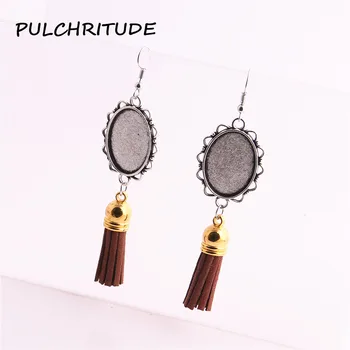 PULCHRITUDE 8pcs Fit Oval 18*25mm Cabochon Dia Antique Silver 12 Colors Tassel Charm Pendant Earrings Diy Jewelry Making c1944
PULCHRITUDE 8pcs Fit Oval 18*25mm Cabochon Dia Antique Silver 12 Colors Tassel Charm Pendant Earrings Diy Jewelry Making c1944