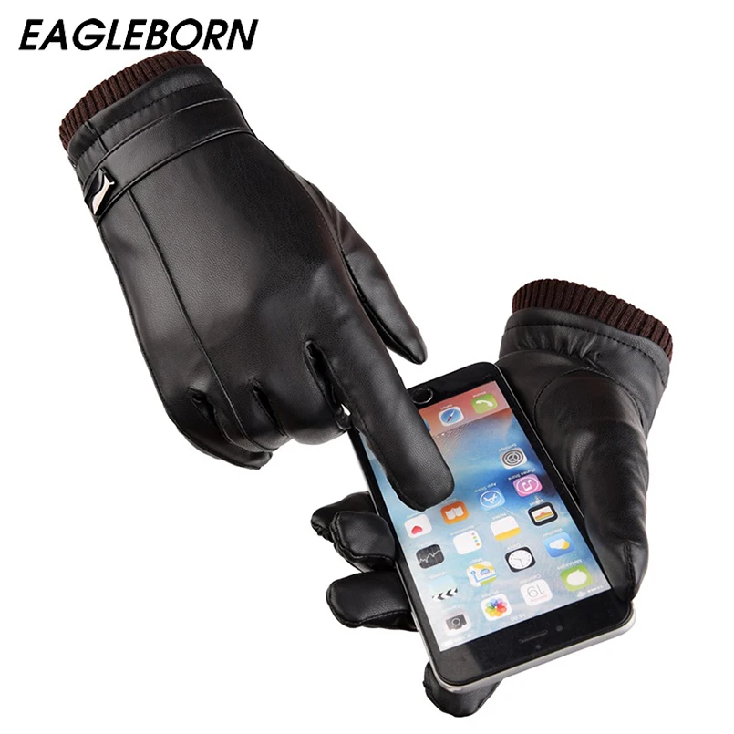 Free Ostrich Gloves Men Winter Leather Black Gloves Button Warm Mittens Luxurious PU Leather Driving Men's Genuine A3120 
Free Ostrich Gloves Men Winter Leather Black Gloves Button Warm Mittens Luxurious PU Leather Driving Men's Genuine A3120