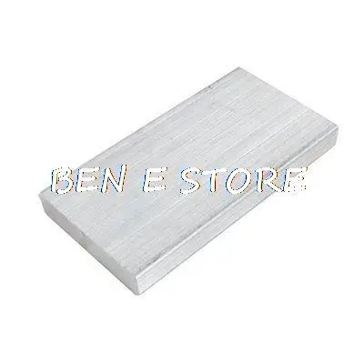 Rectangle Aluminum 58 x 30 x 6mm Solid Flat Stripe Bar