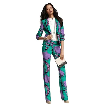 Fashion women blazers and trousers sets ladies dashiki print suit jacket+pant set ladies Ankara pattern clothes
Fashion women blazers and trousers sets ladies dashiki print suit jacket+pant set ladies Ankara pattern clothes