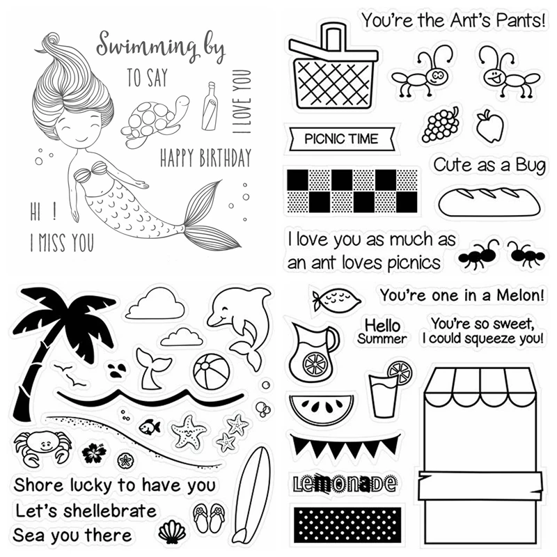 Seamaid Enjoy Taste Of Summer Transparent Clear Silicone Stamp/Seal DIY Scrapbooking/Photo Album Decorative Cards Making Stamps
Seamaid Enjoy Taste Of Summer Transparent Clear Silicone Stamp/Seal DIY Scrapbooking/Photo Album Decorative Cards Making Stamps