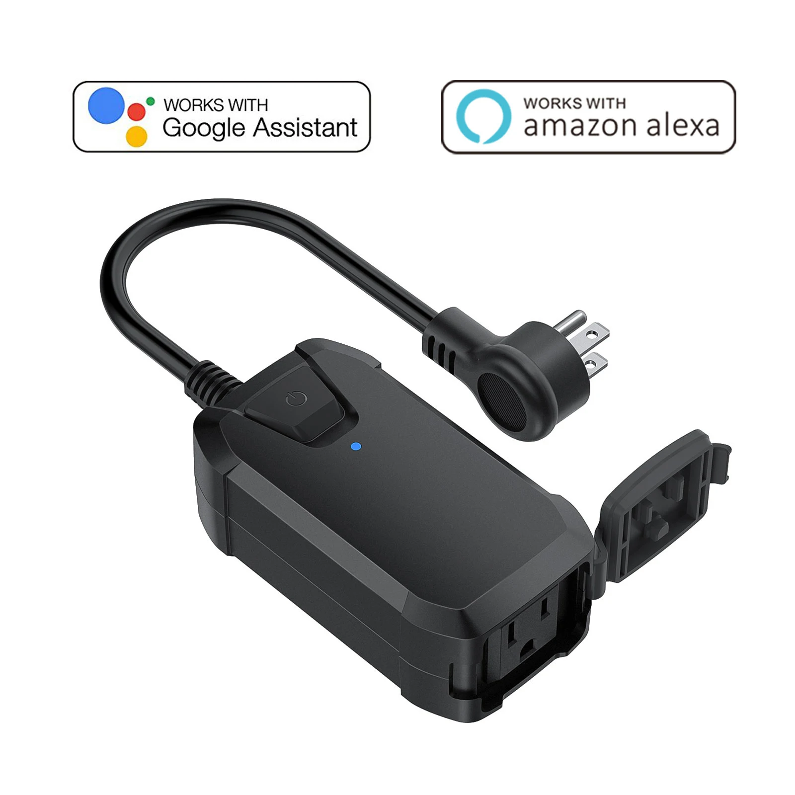 Wifi Outdoor Smart Outlet Plug, Benuo Wireless Smart Plug Waterproof Outlet Socket with Timer, Works with Alexa and Google Home
Wifi Outdoor Smart Outlet Plug, Benuo Wireless Smart Plug Waterproof Outlet Socket with Timer, Works with Alexa and Google Home
