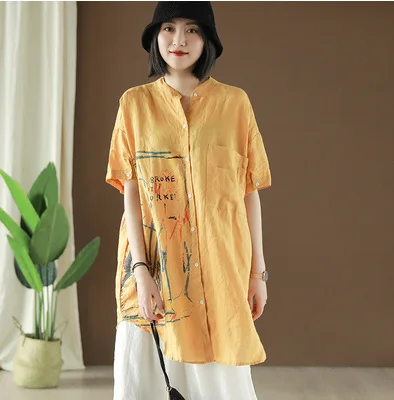loose shirt female 2019 summer new stand collar retro print short-sleeved shirt top 62084 lpp
loose shirt female 2019 summer new stand collar retro print short-sleeved shirt top 62084 lpp