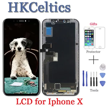 2PCS 5.8 Inch For iPhone X LCD +Touch Screen No Dead Pixel AMOLED Panel Assembly Phone Replacement Part For iPhone X LCD Display
2PCS 5.8 Inch For iPhone X LCD +Touch Screen No Dead Pixel AMOLED Panel Assembly Phone Replacement Part For iPhone X LCD Display