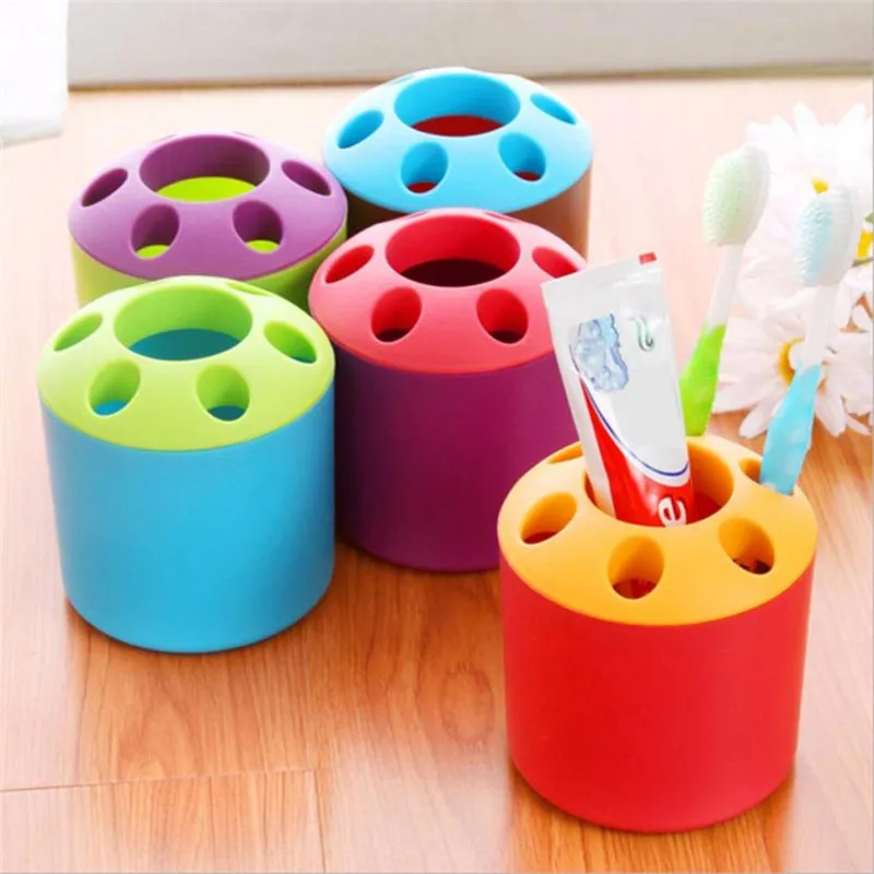 6 Holes Toothpaste Toothbrush Holder Seat Bathroom Organizer Couples Toothbrush Storage Case Studens Pencil Holders #RN
6 Holes Toothpaste Toothbrush Holder Seat Bathroom Organizer Couples Toothbrush Storage Case Studens Pencil Holders #RN
