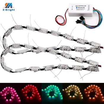 YM E-Bright 1Set APP Control Flexible Tears Light DRL RGB Colorful 12V LED Daytime Running Lights Headlight 5050 3 SMD *16 48SMD
YM E-Bright 1Set APP Control Flexible Tears Light DRL RGB Colorful 12V LED Daytime Running Lights Headlight 5050 3 SMD *16 48SMD