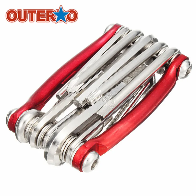 OUTERDO Bicycle Repair Tool Kit 11 in 1 Bike Repairing Tools Set Wrench Screwdriver Chain Breaker Multi-function Repair Tools
OUTERDO Bicycle Repair Tool Kit 11 in 1 Bike Repairing Tools Set Wrench Screwdriver Chain Breaker Multi-function Repair Tools