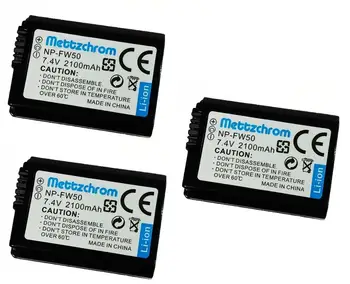 3pcs 2100mAh NP-FW50 NP FW50 Camera Battery for Sony Alpha a6500 a6300 a6000 a5000 a3000 NEX-3 a7R
3pcs 2100mAh NP-FW50 NP FW50 Camera Battery for Sony Alpha a6500 a6300 a6000 a5000 a3000 NEX-3 a7R