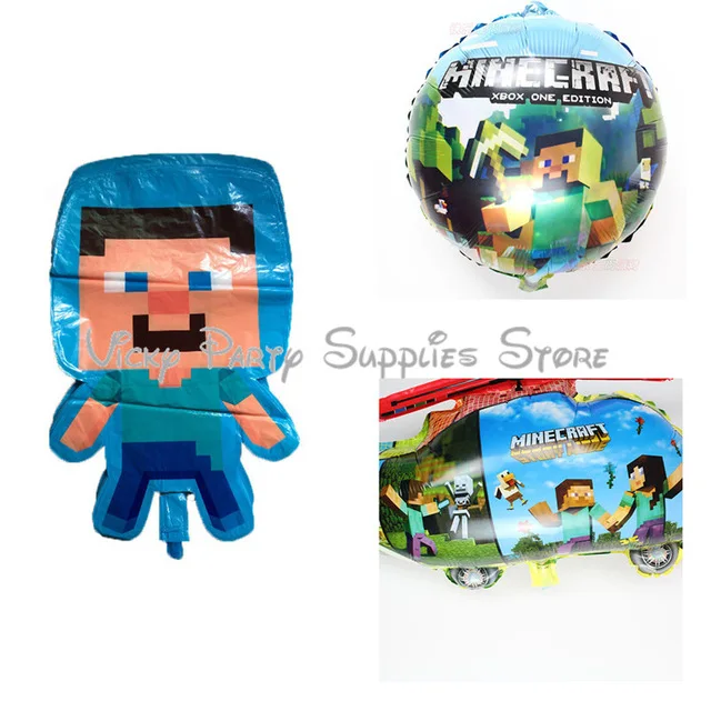 18 Inch Minecraft Balloon Minecraft Birthday Party Foil Balloon for Kids Party Wedding Party Inflatable Air Balloons Classic Toy
18 Inch Minecraft Balloon Minecraft Birthday Party Foil Balloon for Kids Party Wedding Party Inflatable Air Balloons Classic Toy