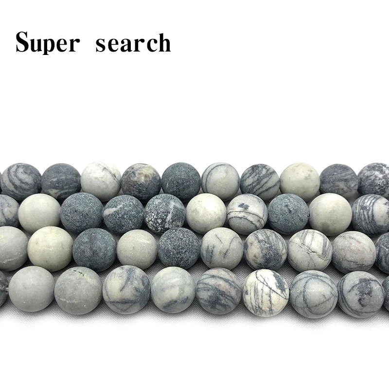 Wholesale Black Network Stripes Froste Natural Stone loose Beads For Jewelry Making DIY Bracelet Necklace6mm 8mm 10mm Strand15''
Wholesale Black Network Stripes Froste Natural Stone loose Beads For Jewelry Making DIY Bracelet Necklace6mm 8mm 10mm Strand15''