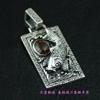 Ov carp leap 925 pure silver pendant
Ov carp leap 925 pure silver pendant