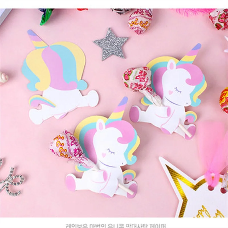 OUDIROSE 50pcs Unicorn Party Lollipop Decoration Card Wedding Birthday Decoration Children Candy Cartoon Decoration Message Card
OUDIROSE 50pcs Unicorn Party Lollipop Decoration Card Wedding Birthday Decoration Children Candy Cartoon Decoration Message Card