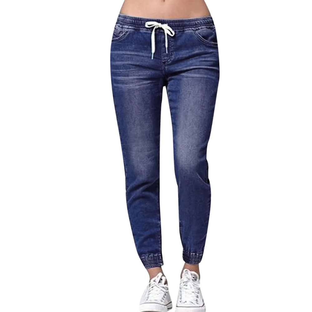 Boyfriend Jeans For Women Autumn Elastic Plus Loose Denim Casual Drawstring Plus Cropped Jeans Women Jeans Mujer Vaqueros Mujer
Boyfriend Jeans For Women Autumn Elastic Plus Loose Denim Casual Drawstring Plus Cropped Jeans Women Jeans Mujer Vaqueros Mujer