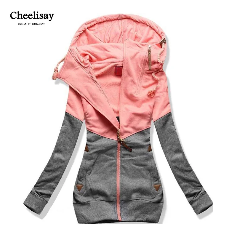 Oversize Double Hooded Sweatshirt Women Long Sleeve Autumn Spring Coat Patchwork Pocket Zipper Hoodies Plus size 3XL 4XL 5XL
Oversize Double Hooded Sweatshirt Women Long Sleeve Autumn Spring Coat Patchwork Pocket Zipper Hoodies Plus size 3XL 4XL 5XL