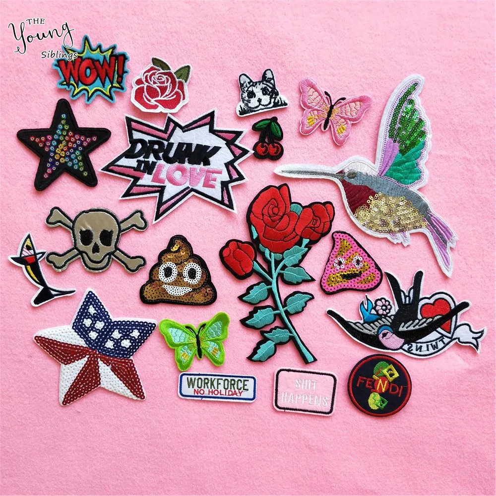25 kinds Different style Iron on Patches Letter Badge Patch Embroidered Applique Sewing Patches Clothes Stickers DIY Accessories
25 kinds Different style Iron on Patches Letter Badge Patch Embroidered Applique Sewing Patches Clothes Stickers DIY Accessories