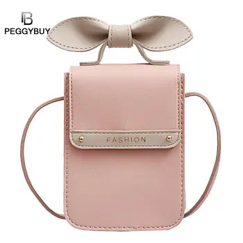 Women Shoulder Bags Fashion Mini Bag Bowknot Crossbody Shoulder Bags Handbags Hit Color Women PU Leather Phone Bags
Women Shoulder Bags Fashion Mini Bag Bowknot Crossbody Shoulder Bags Handbags Hit Color Women PU Leather Phone Bags