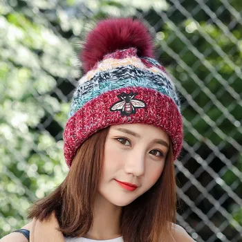 Fur Pompon Hat Winter Hat Men Skullies Beanies Women Warm Cap Elasticity Knit Beanie Hats Children Fur Pom Pom Hats
Fur Pompon Hat Winter Hat Men Skullies Beanies Women Warm Cap Elasticity Knit Beanie Hats Children Fur Pom Pom Hats