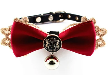 10pcs pet dog cat fashion PU leather collar doggy lovely bowknot collars with bell puppy products pets supplies XS S 4 colors
10pcs pet dog cat fashion PU leather collar doggy lovely bowknot collars with bell puppy products pets supplies XS S 4 colors