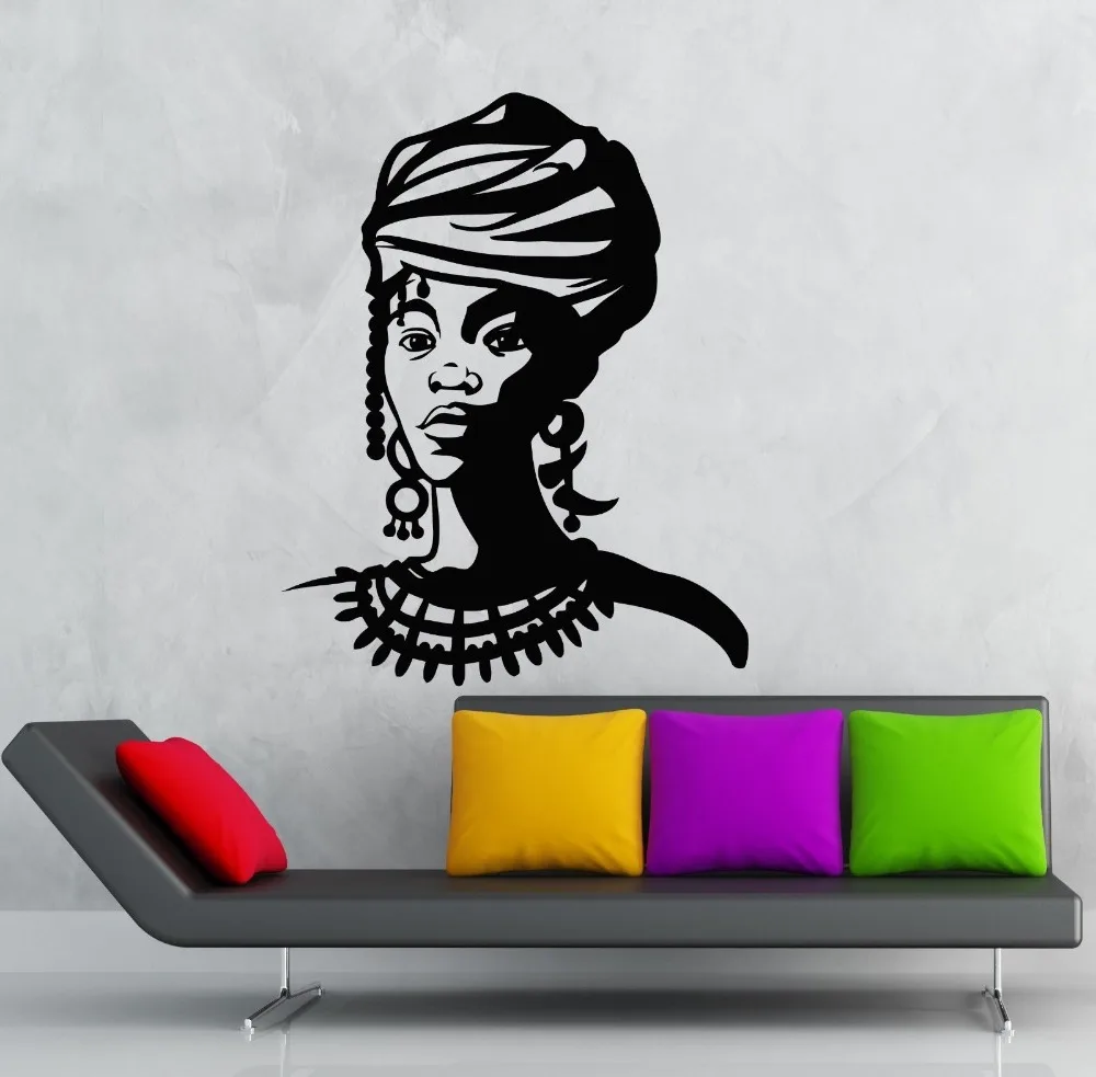 Removable Home Decoration Wall Sticker Vinyl Decal Black Lady Africa Beautiful Girl GW-68
Removable Home Decoration Wall Sticker Vinyl Decal Black Lady Africa Beautiful Girl GW-68
