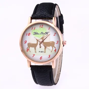 FUNIQUE 2018 Christmas Elk Pattern Watches Women Dial Leather Strap Analog Quartz Ladies Watch Clock Christmas Gift Wristwatch
FUNIQUE 2018 Christmas Elk Pattern Watches Women Dial Leather Strap Analog Quartz Ladies Watch Clock Christmas Gift Wristwatch