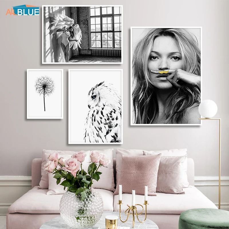 Modern Wall Pictures Women Angel Wings Owl Wall Art Canvas Posters And Prints Paintings For Living Room Nordic Decoration Home
Modern Wall Pictures Women Angel Wings Owl Wall Art Canvas Posters And Prints Paintings For Living Room Nordic Decoration Home