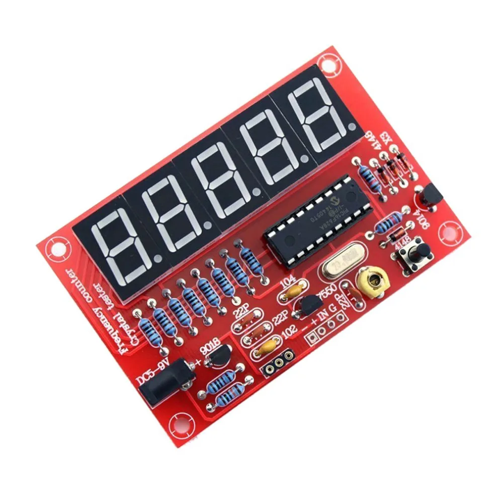 1Hz-50MHz Digital LED Crystal Oscillator Tester Frequency Counter Meter RF Electronic DIY Kits Tools PCB Board Module
1Hz-50MHz Digital LED Crystal Oscillator Tester Frequency Counter Meter RF Electronic DIY Kits Tools PCB Board Module