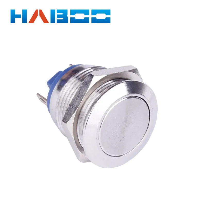HABOO 10PCS PACKING anti-vandal metal switch with flat head reset push button switch 1NO IP67 with high quality
HABOO 10PCS PACKING anti-vandal metal switch with flat head reset push button switch 1NO IP67 with high quality