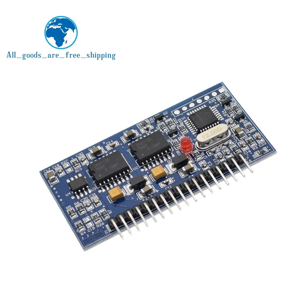 TZT 5V DC-AC Pure Sine Wave Inverter SPWM Driver Board EGS002 12Mhz Crystal Oscillator EG8010 + IR2113 Driving Module
TZT 5V DC-AC Pure Sine Wave Inverter SPWM Driver Board EGS002 12Mhz Crystal Oscillator EG8010 + IR2113 Driving Module