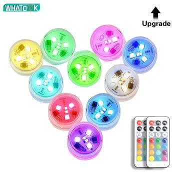 Remote Submersible Lights IP68 LED Waterproof Tea Light Swimming Pool Mini Night Lamp Vase Pond Tank Wedding Party Holiday Decor
Remote Submersible Lights IP68 LED Waterproof Tea Light Swimming Pool Mini Night Lamp Vase Pond Tank Wedding Party Holiday Decor