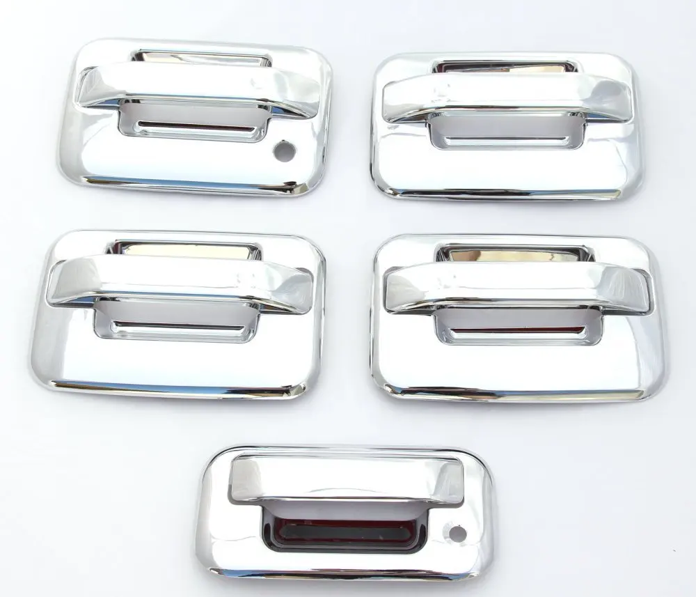 Chrome Door Handle Covers without Keypad & Tailgate Cover with Keyhole FOR 2004-2014 Ford F-150 F150 (4 Doors)
Chrome Door Handle Covers without Keypad & Tailgate Cover with Keyhole FOR 2004-2014 Ford F-150 F150 (4 Doors)