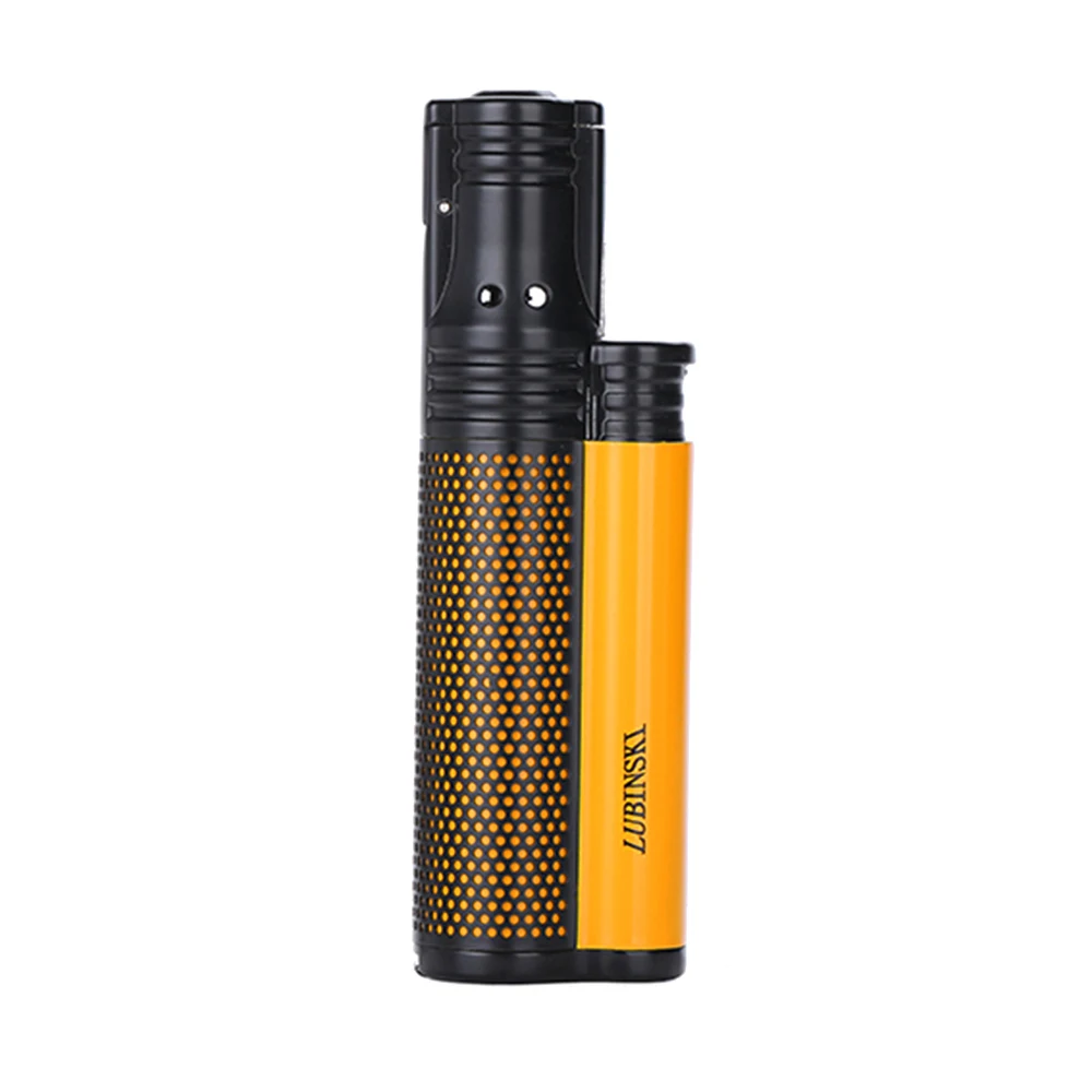 LUBINSKI Cigar Torch Lighter Butane Fual Cigar Lighter Jet Blue Flame Refillable Gas Metal Lighter ,Packed With Nice Gift Box
LUBINSKI Cigar Torch Lighter Butane Fual Cigar Lighter Jet Blue Flame Refillable Gas Metal Lighter ,Packed With Nice Gift Box