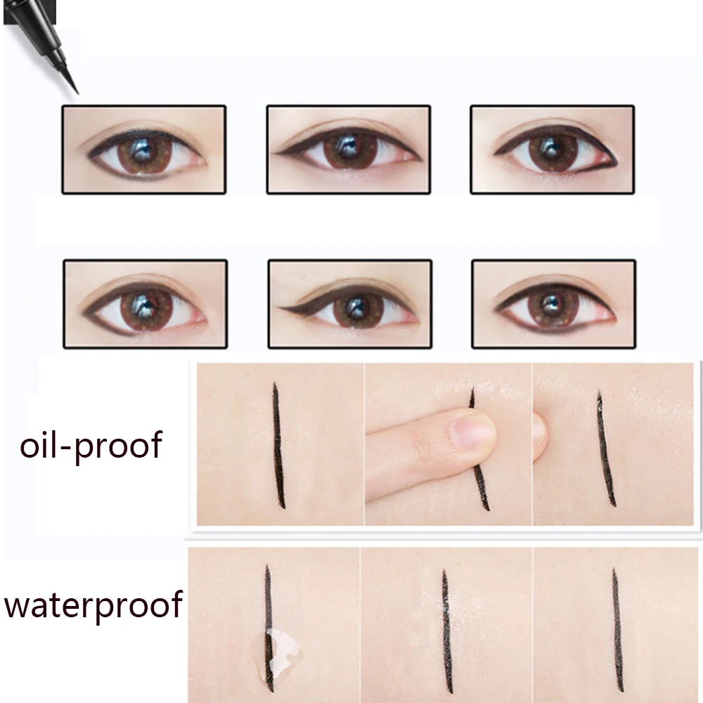 Liquid Eyeliner Pen, New upgrade Silky Eyeliner Dreamy Tears Quick Drying Long-lasting waterproof Makeup Eye Liner Black
Liquid Eyeliner Pen, New upgrade Silky Eyeliner Dreamy Tears Quick Drying Long-lasting waterproof Makeup Eye Liner Black