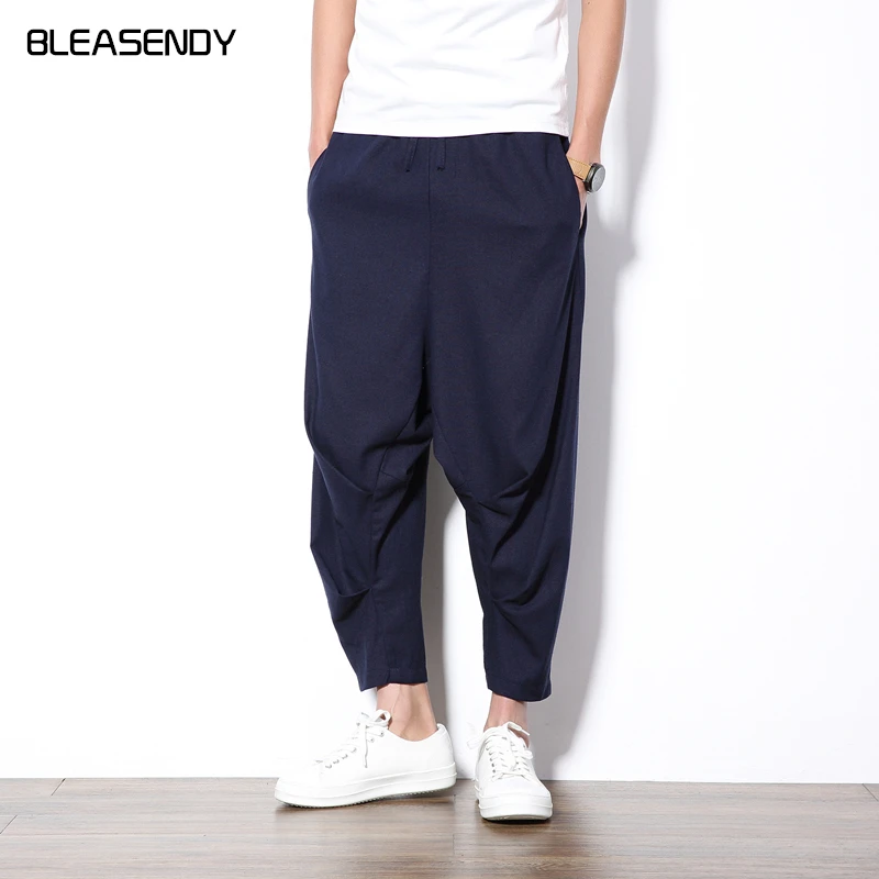 Men's Cotton and Linen Casual Pants Summer Thin Section Large Size Solid Color Loose Drawstring Chinese Ankle-length Harem Pants
Men's Cotton and Linen Casual Pants Summer Thin Section Large Size Solid Color Loose Drawstring Chinese Ankle-length Harem Pants