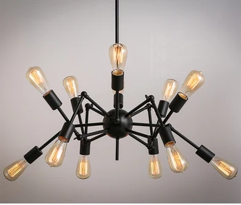 Loft Style Pendant Lamp Restaurant Suspension Luminaire Scalable 12 Lamp Edison Personality Spider Lamp Bar Art Deco Lighting
Loft Style Pendant Lamp Restaurant Suspension Luminaire Scalable 12 Lamp Edison Personality Spider Lamp Bar Art Deco Lighting