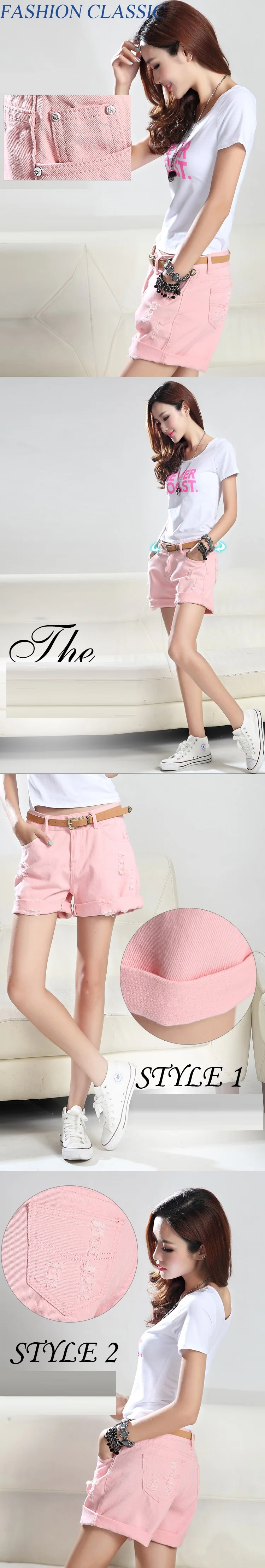 jean shorts women summer (2)