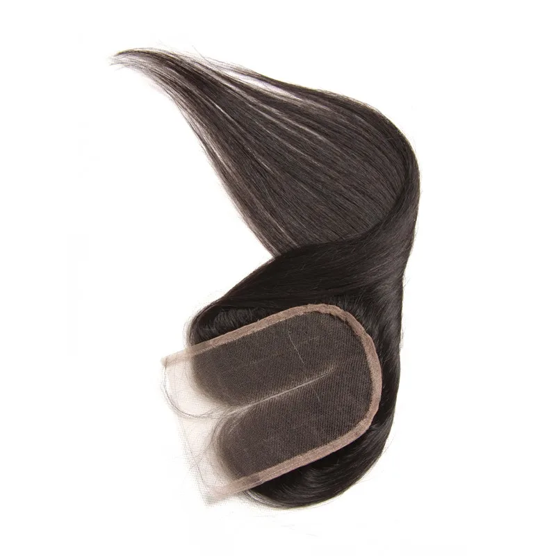 Волосы Longqi Малазийская компания прямые волосы на шнуровке
