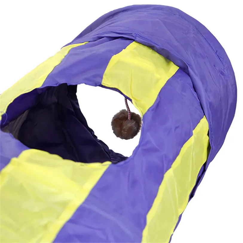 115cm Pet Tunnel Cat Play Tunnel Foldable Cat Tunnel Kitten Cat Toys Bulk Cat Toys Rabbit Straight Play Tunnel Wholesale noFB23 (3)