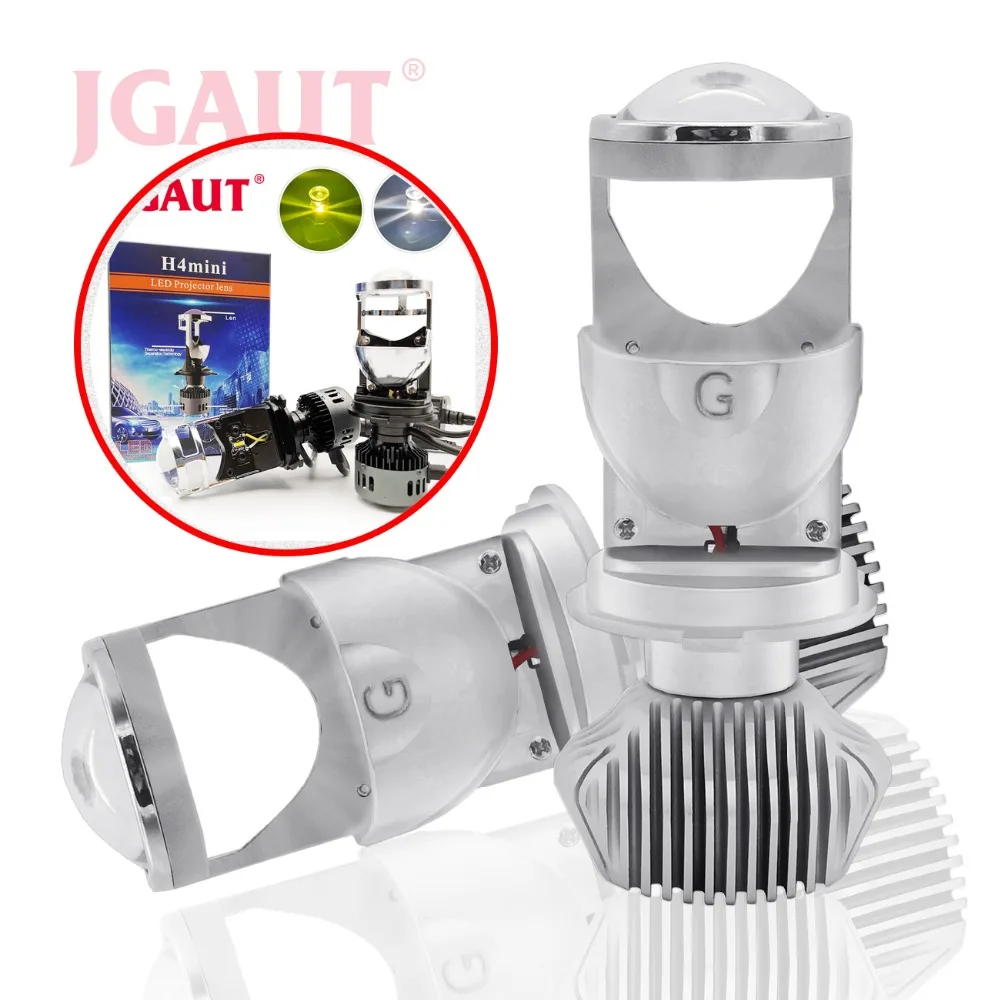 JGAUT Car Lights H4 LED Headlight motorcycle lamp 3000K 6500K White Yellow mini projector lens Automoblies Bulb Hi/Lo Beam 12V
JGAUT Car Lights H4 LED Headlight motorcycle lamp 3000K 6500K White Yellow mini projector lens Automoblies Bulb Hi/Lo Beam 12V