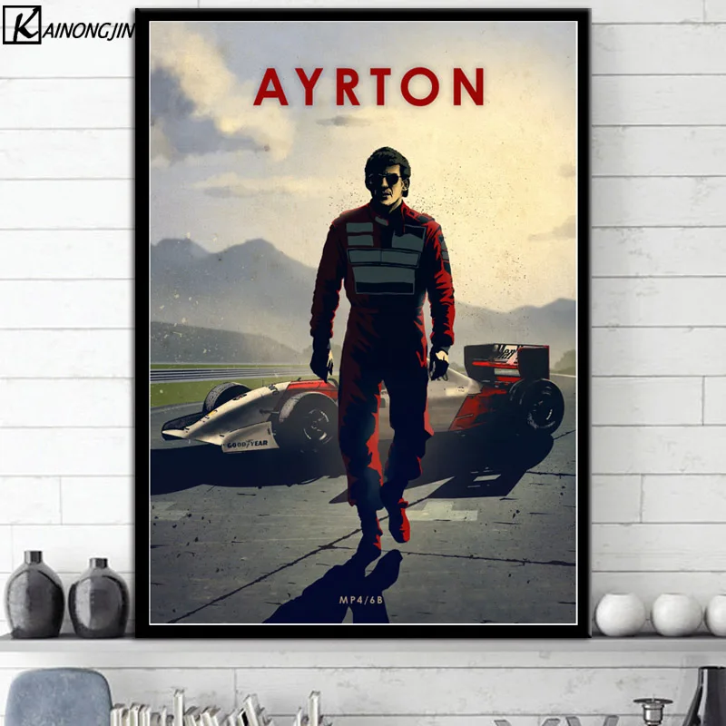 Ayrton Senna F1 Racer Art Poster Colin Lewis Ken Michael Niki Richard Posters and Prints Wall Canvas Painting Home Decoration
Ayrton Senna F1 Racer Art Poster Colin Lewis Ken Michael Niki Richard Posters and Prints Wall Canvas Painting Home Decoration