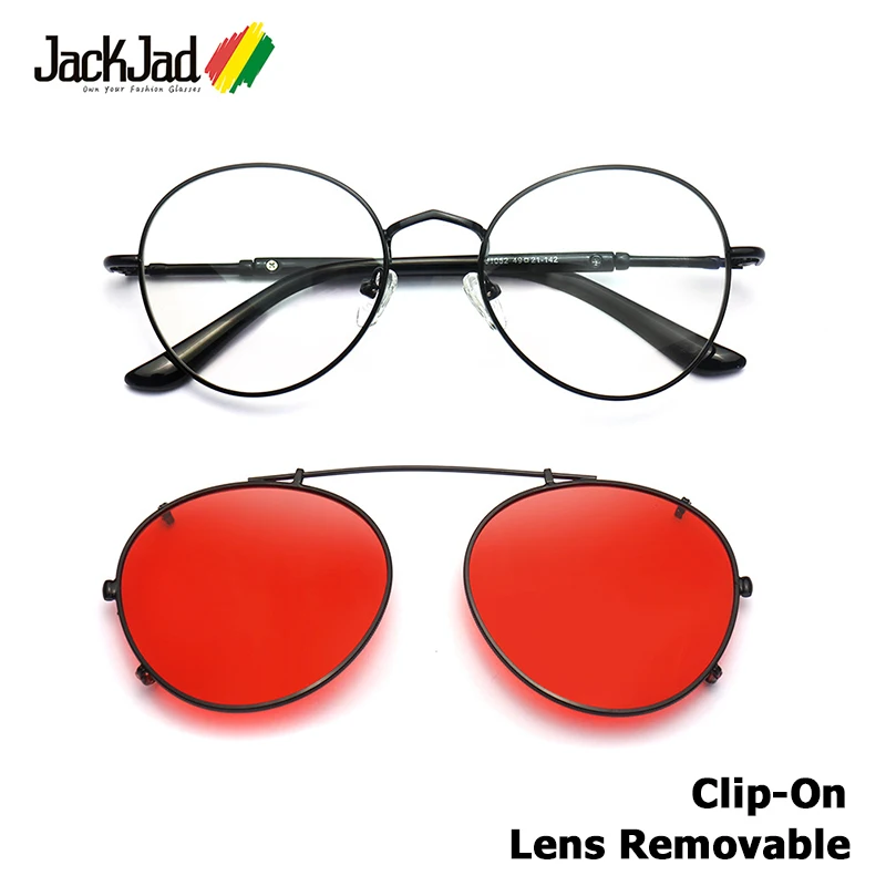 JackJad 2017 Fashion SteamPunk Style Clip On Aviator Sunglasses Brand Design Women Vintage Round Sun Glasses Oculos De Sol 1052
JackJad 2017 Fashion SteamPunk Style Clip On Aviator Sunglasses Brand Design Women Vintage Round Sun Glasses Oculos De Sol 1052