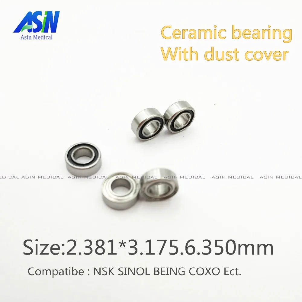 10pc SR144 high speed handpiece ceramic bearings nsk tosi coxo compatible Dental Bearings 3.175*6.35*2.381 mm ASIN
10pc SR144 high speed handpiece ceramic bearings nsk tosi coxo compatible Dental Bearings 3.175*6.35*2.381 mm ASIN