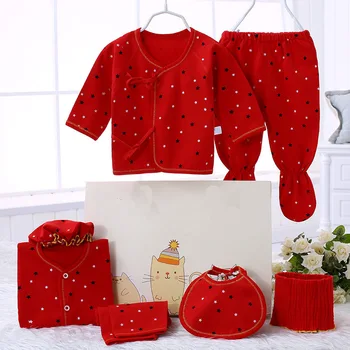 Baby Clothes Set 0-3 Months Red Newborn Gift Cotton Spring Autumn Newborn Underwear 7pcs /set
Baby Clothes Set 0-3 Months Red Newborn Gift Cotton Spring Autumn Newborn Underwear 7pcs /set