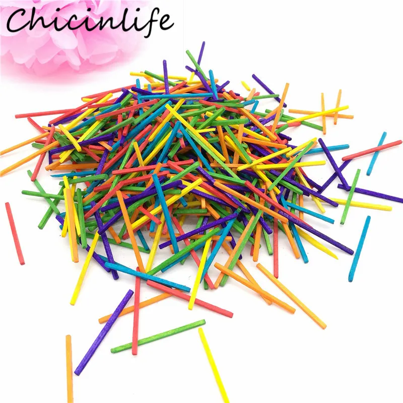 1Bag Wooden Matchsticks DIY Math Teaching Sticks Craft Children Early Educational Toy Ornaments Baby Shower Birthday Supplies
1Bag Wooden Matchsticks DIY Math Teaching Sticks Craft Children Early Educational Toy Ornaments Baby Shower Birthday Supplies