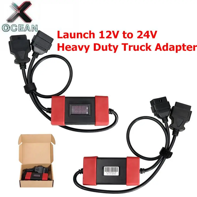 Launch 12V to 24V Adapter Launch Heavy Duty Truck Diesel Adapter Cable for X431 Easydiag2.0/3.0 Golo Carcare 12V to 14V adapter
Launch 12V to 24V Adapter Launch Heavy Duty Truck Diesel Adapter Cable for X431 Easydiag2.0/3.0 Golo Carcare 12V to 14V adapter