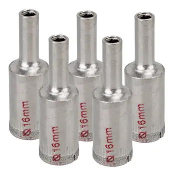 16mm Diamond Coated Core Hole Saw Cutter Tile Ceramic Porcelain Glass Drills With Opening Grooved Pack of 2
16mm Diamond Coated Core Hole Saw Cutter Tile Ceramic Porcelain Glass Drills With Opening Grooved Pack of 2
