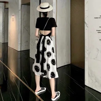 Casual Pullover Top And Skirt O-neck Elegant Women's Summer Suit Pullover Brief Survetement Femme 2 Piece Lace Up Skirt Set
Casual Pullover Top And Skirt O-neck Elegant Women's Summer Suit Pullover Brief Survetement Femme 2 Piece Lace Up Skirt Set